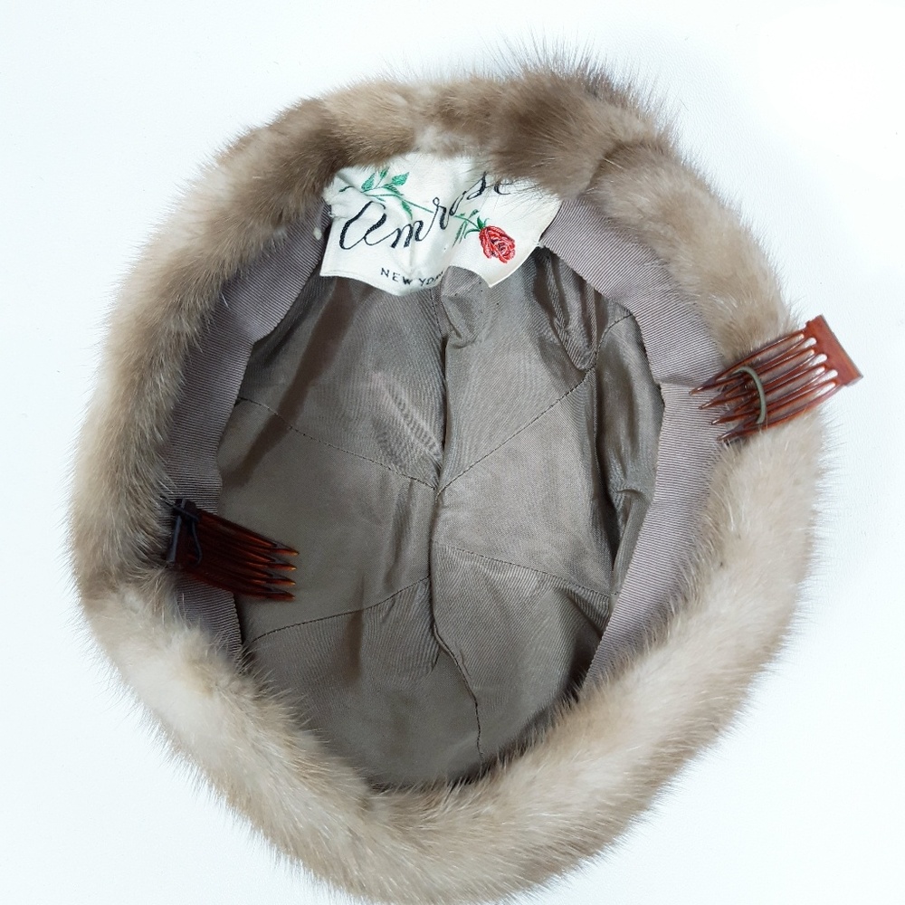 Vintage Mink Fur Hat - Picture 5 of 8